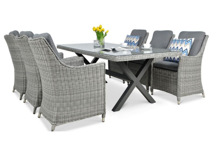 Обеденный комплект Napoli Stone grey