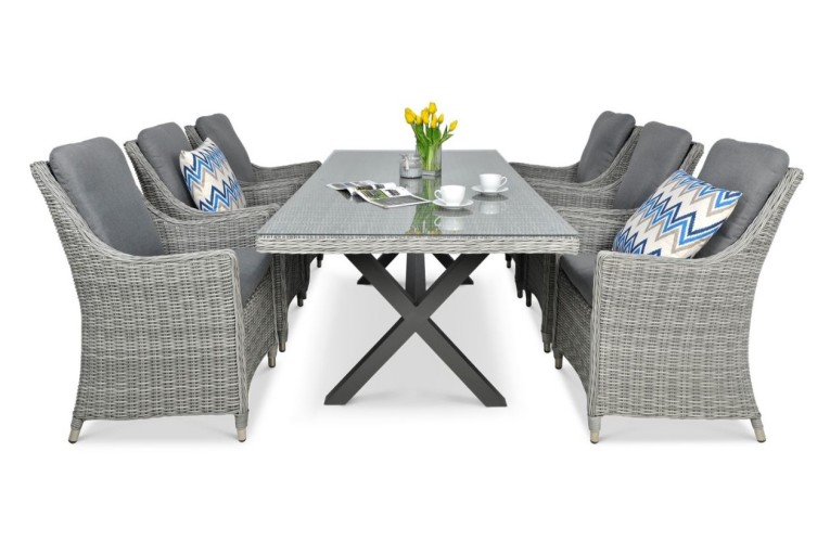 Обеденный комплект Napoli Stone grey