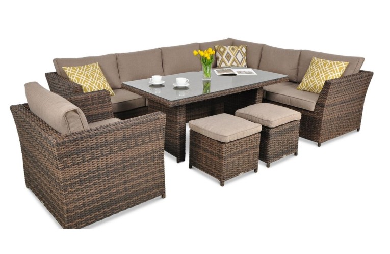 Обеденный комплект Moniz Dining Plus Brown