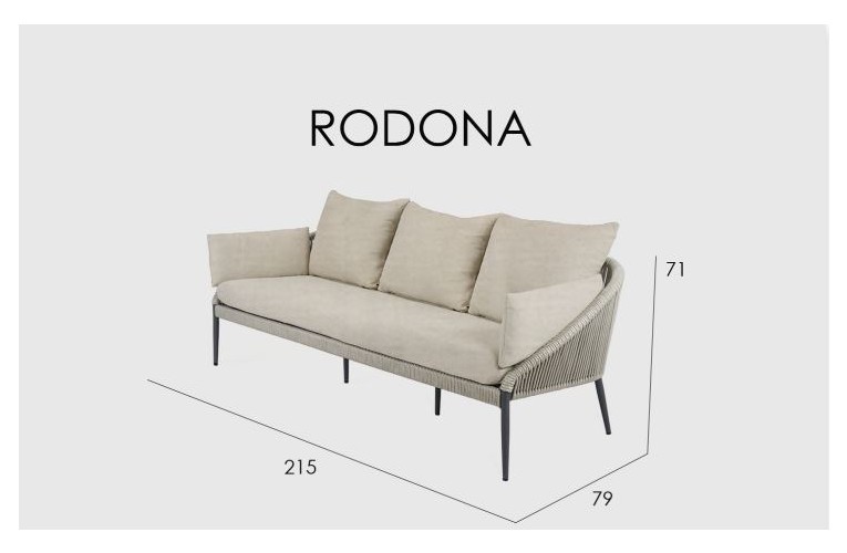 Диван Rodona 3-местный