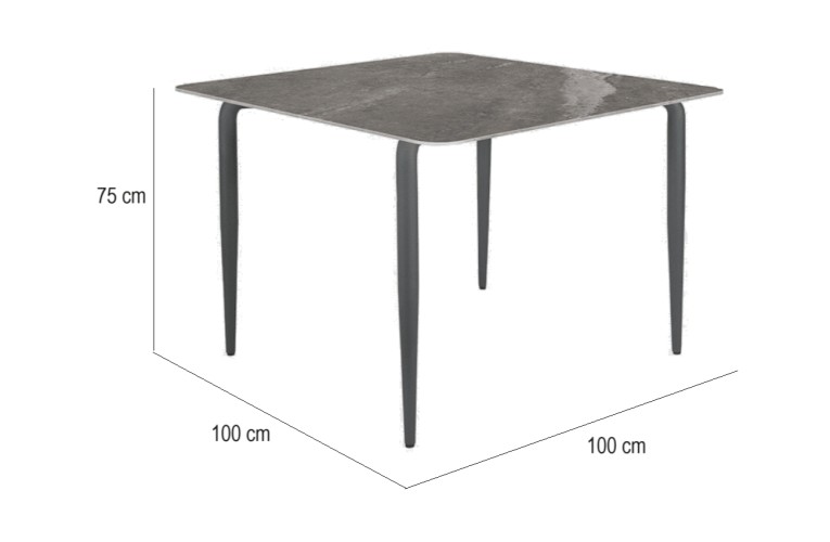 Стол Rodona 100x100 см