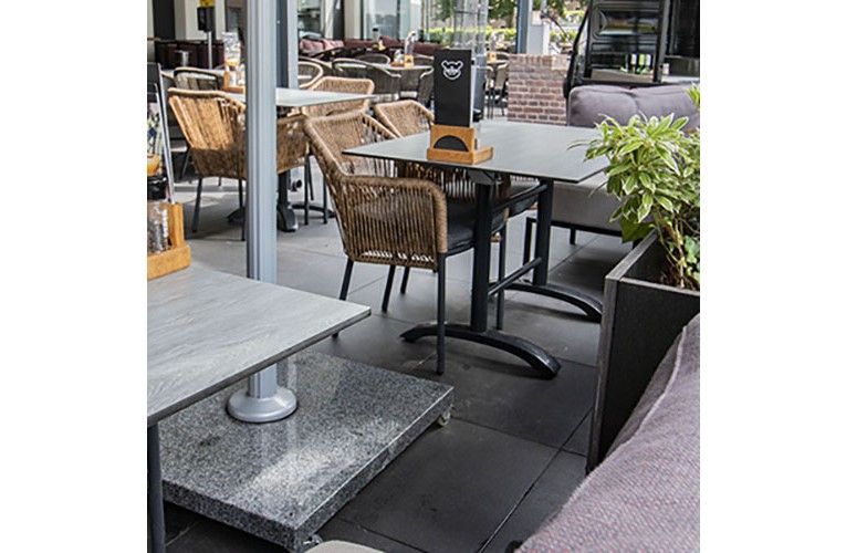 Складное основание для стола Trento 2F Silver