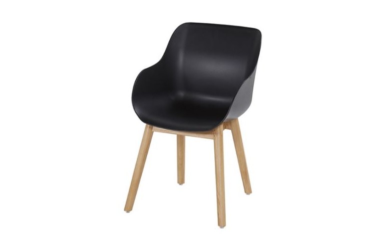 Обеденный стул Sophie Organic Teak Black