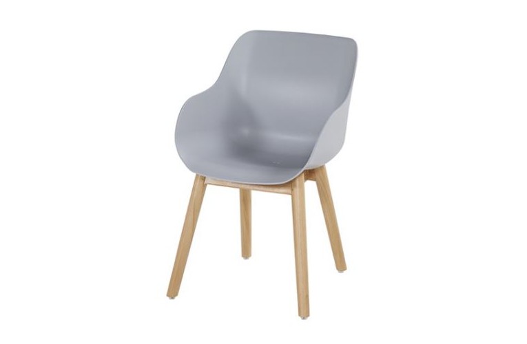 Обеденный стул Sophie Organic Teak Grey