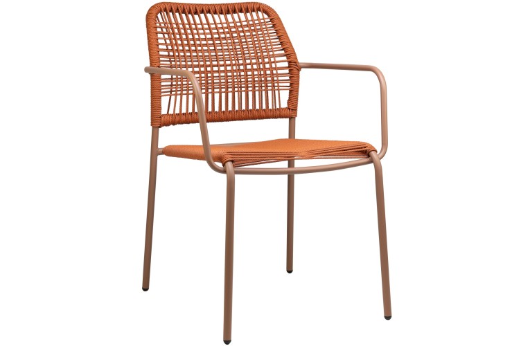 Стілець з підлокітниками Twist Orange