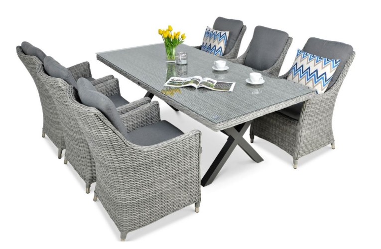 Обідній комплект Napoli Stone grey