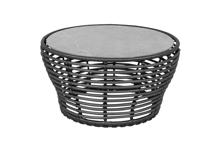 Кавовий столик Basket Black 75cm
