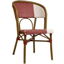 Стілець Santa Cruz Red/White