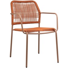 Стілець з підлокітниками Twist Orange