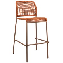 Барний стілець Twist Orange