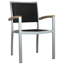 Стілець Cenon Silver/ Black
