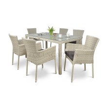 Комплект обеденный Lerida/Torino Modern White