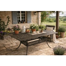 Стіл обідній Amalfi Bronze 214Х111 см