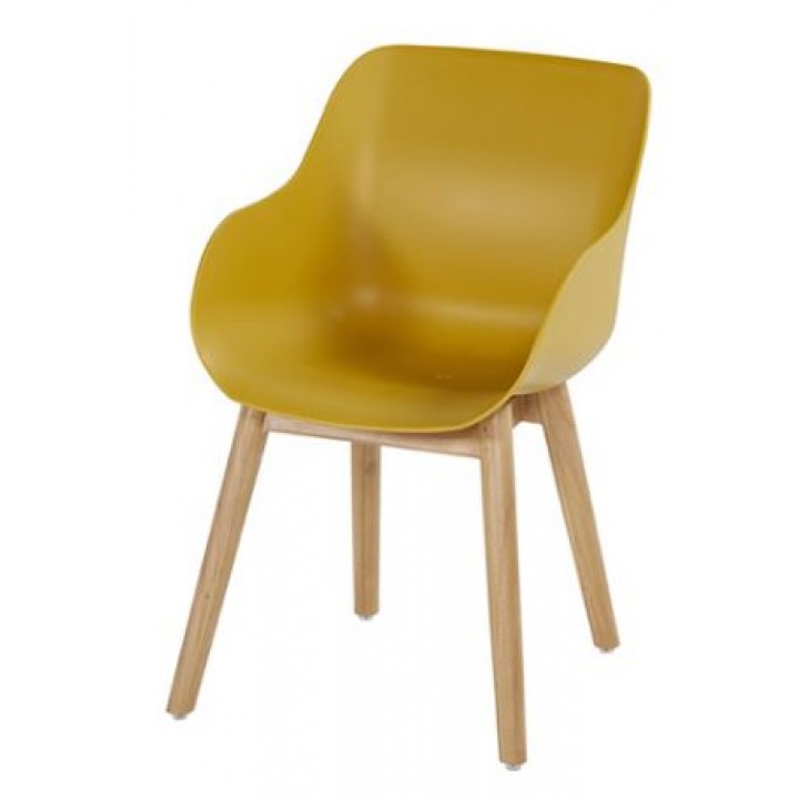 Обеденный стул Sophie Organic Teak Yellow