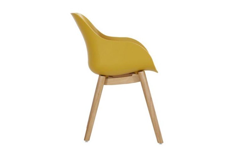 Обеденный стул Sophie Organic Teak Yellow