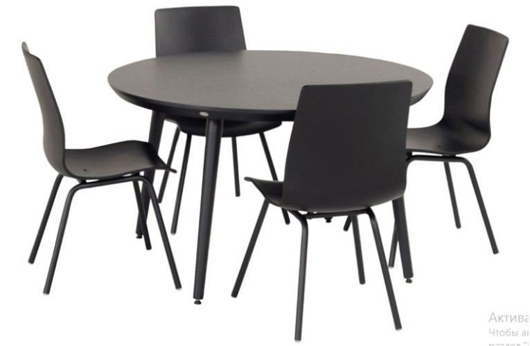 Стул обеденный Sophie Rondo Wave Black