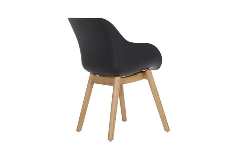 Обеденный стул Sophie Organic Teak Black