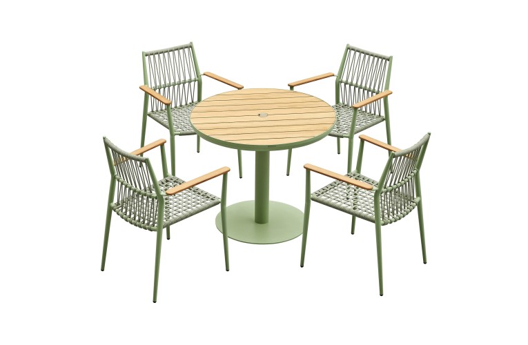 Стілець з підлокітниками Bali Green