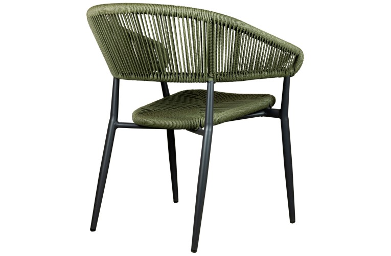 Стілець з підлокітниками Jacco Charcoal/Olive