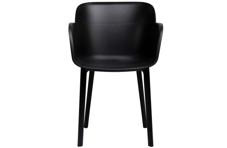 Стілець з підлокітниками Shell Black