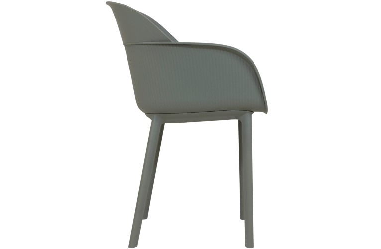 Стілець з підлокітниками Shell Taupe