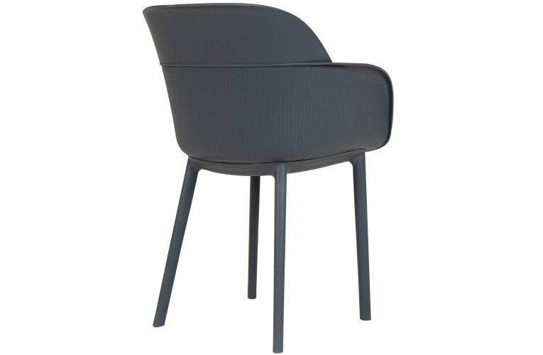 Стілець з підлокітниками Shell Anthracite