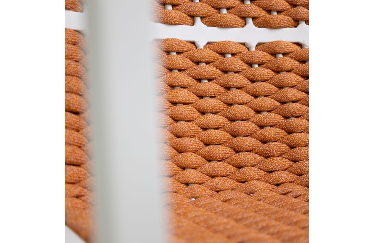Крісло обіднє Tora White/Ochre