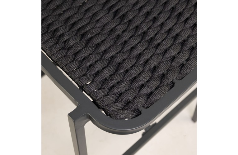 Барний стілець Tora Black/Anthracite
