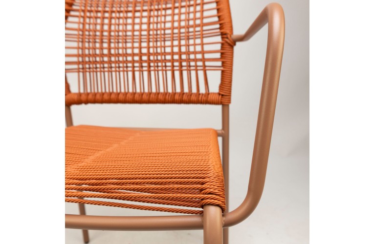 Стілець з підлокітниками Twist Orange