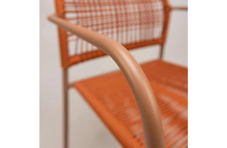 Стілець з підлокітниками Twist Orange