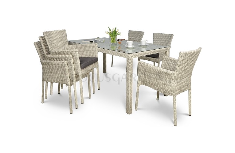 Комплект обеденный Lerida/Torino Modern White
