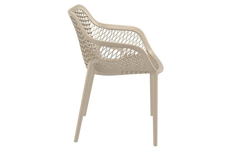 Стілець з підлокітниками Air Taupe
