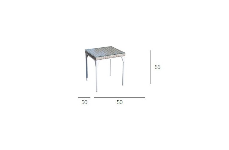 Приставний столик Brafta 50 см
