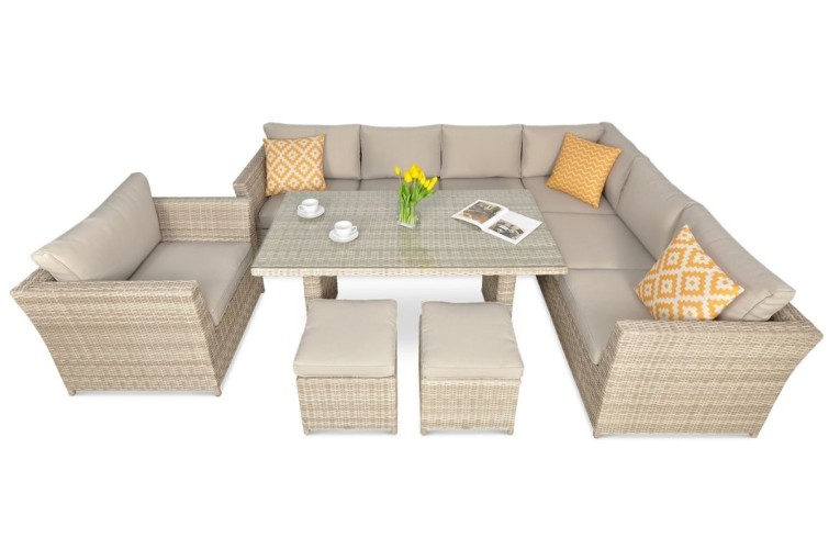 Обідній комплект Moniz Dining Plus Beige