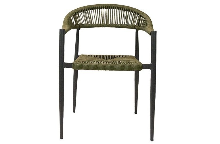 Стілець з підлокітниками Jonah Charcoal/Olive