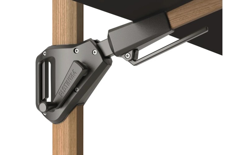 Парасоля Challenger T2 premium Teak/Faded black 3x3 м