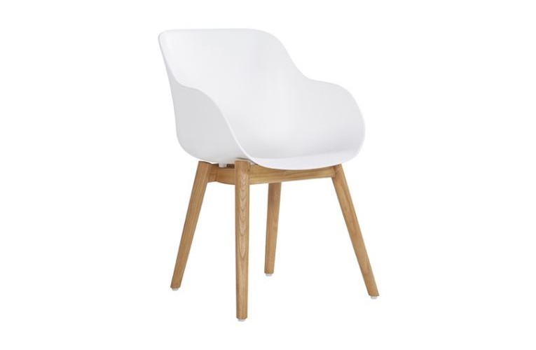 Обеденный стул Sophie Organic Teak White